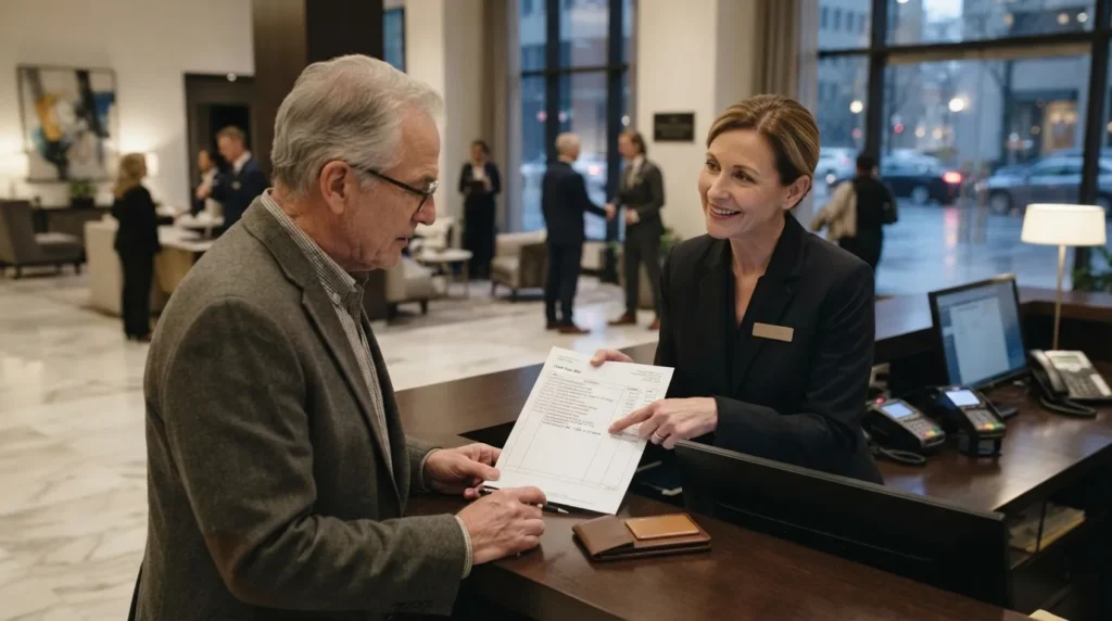 14 Charges Hotel Desks Remove for Guests Over 60 Who Query Politely