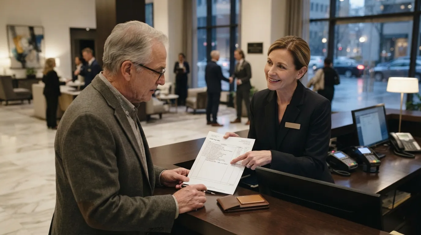14 Charges Hotel Desks Remove for Guests Over 60 Who Query Politely