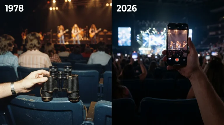 13 Differences Between a Concert Ticket in 1978 and a Concert Ticket in 2026