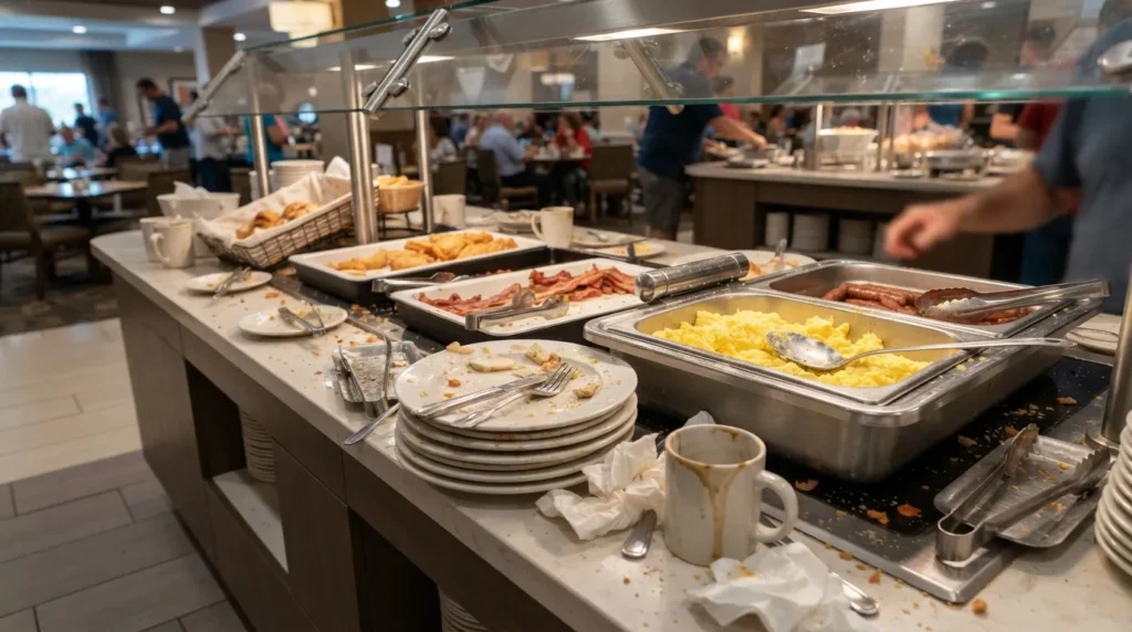 22 Shameless Things Guests Do at Hotel Breakfast Buffets That Staff Never Forget